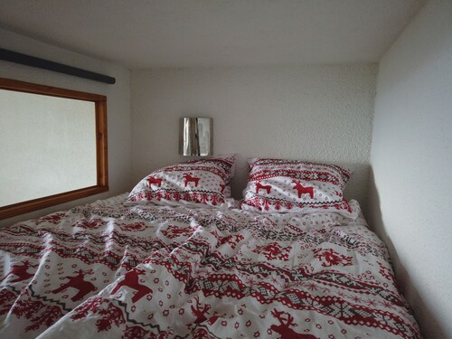 Appartement cosy skis aux pieds à 30m des pistes.