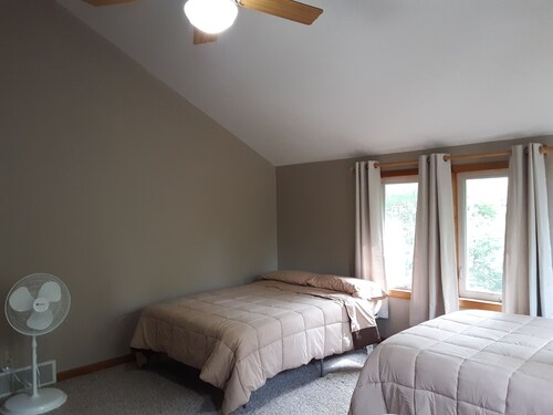 Spacious home on 5 acres with wonderful view of the river.