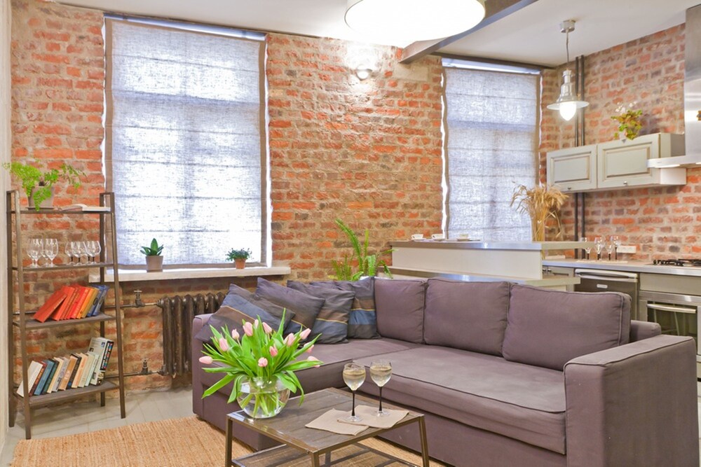 Exclusive Apartment, Kitchen (Karla Marksa, 6) - Living Area