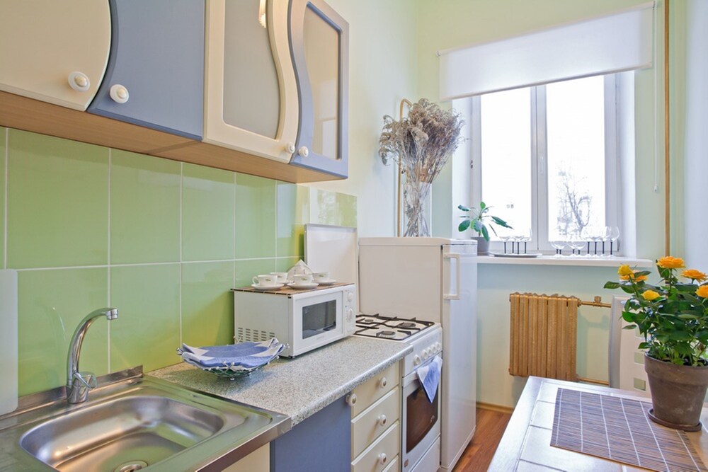 Standard Apartment, Kitchen (Karla Marksa, 21a-2) - In-Room Kitchen