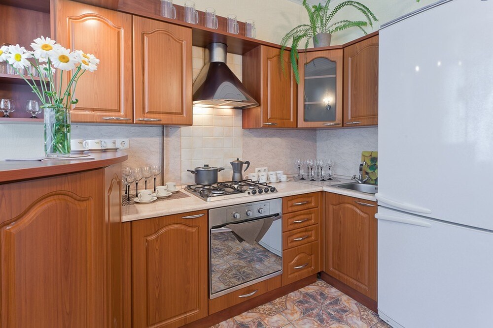 Standard Apartment, 2 Bedrooms, Kitchen (Praspiekt Niezalieznasci, 83) - In-Room Kitchen