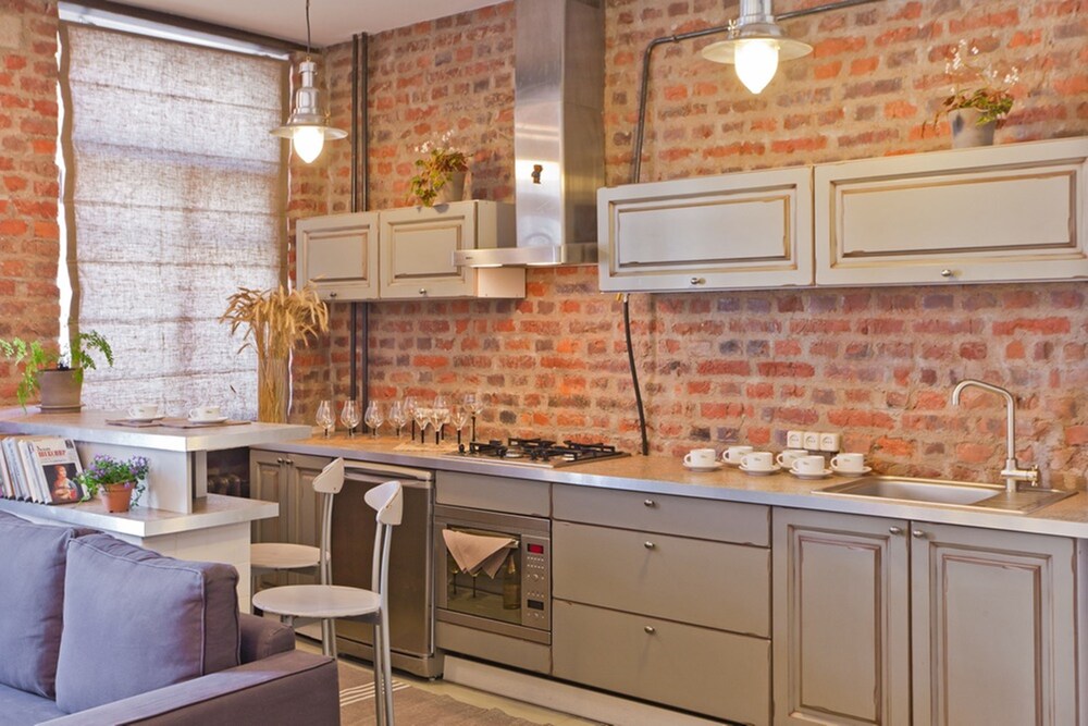 Exclusive Apartment, Kitchen (Karla Marksa, 6) - In-Room Kitchen