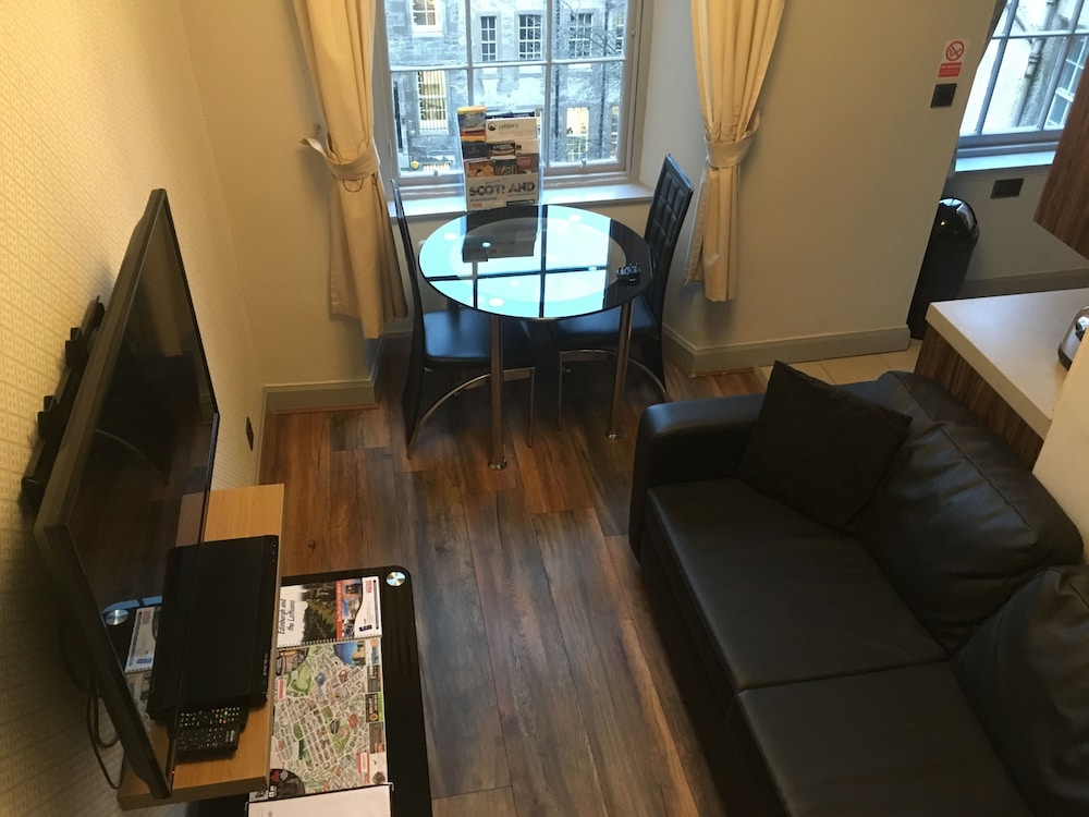 거실 (아파트, 침실 1개 (Located on Royal Mile))