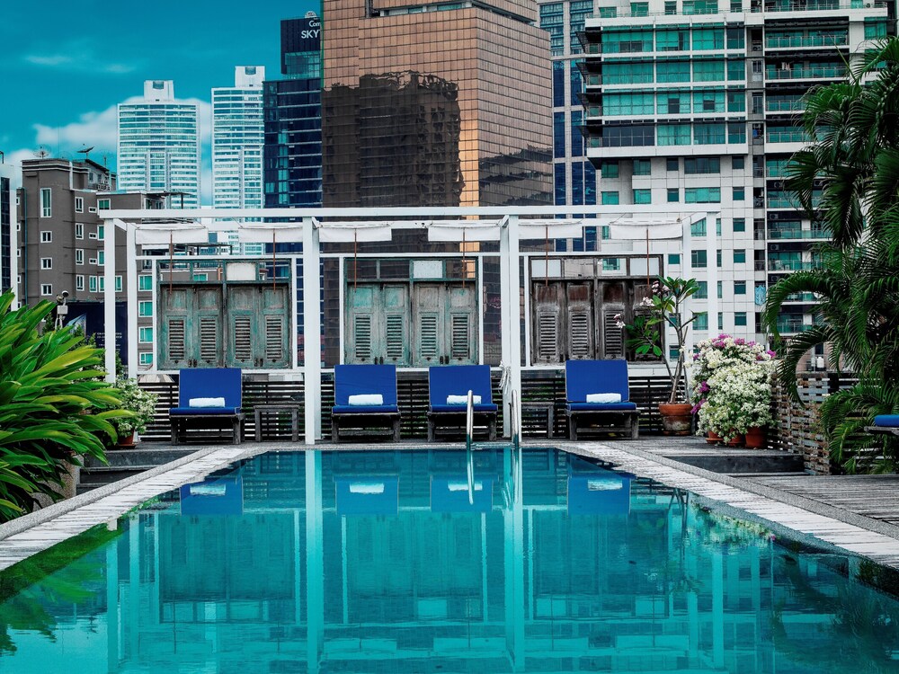 Piscina en la terraza