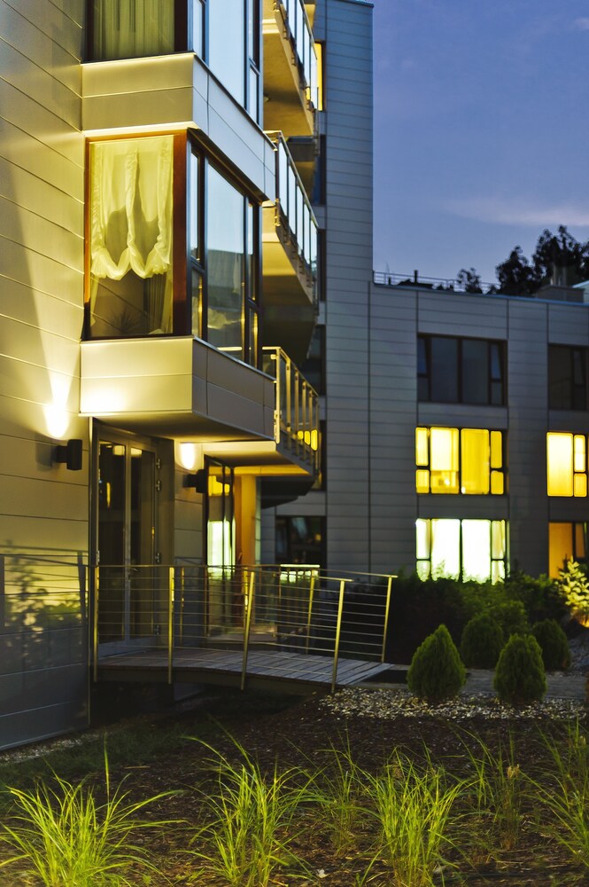 Hotel Front - Evening/Night