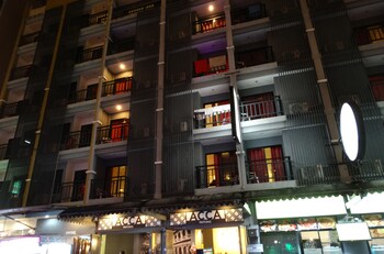 Hotel Front - Evening/Night