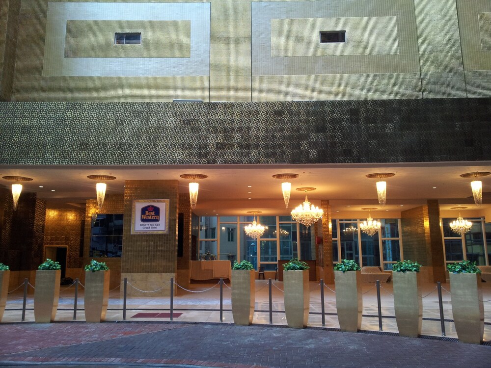 ด้านหน้าของโรงแรม