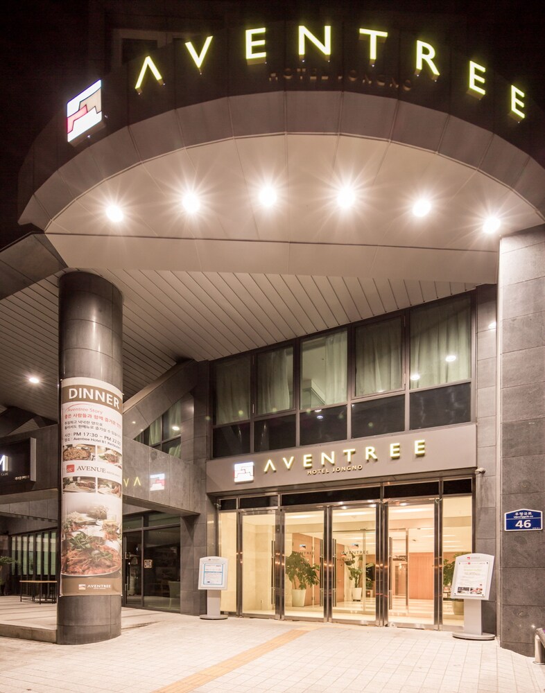 Hotel Front - Evening/Night