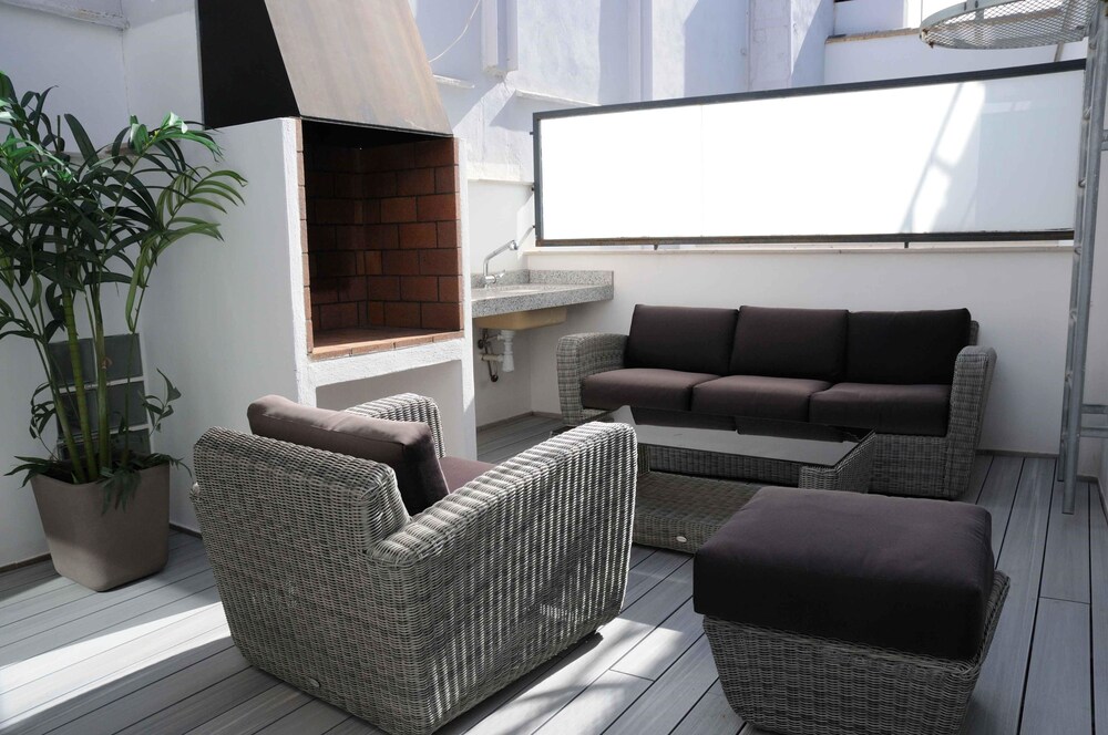 Terraza o patio: Apartamento, 4 habitaciones