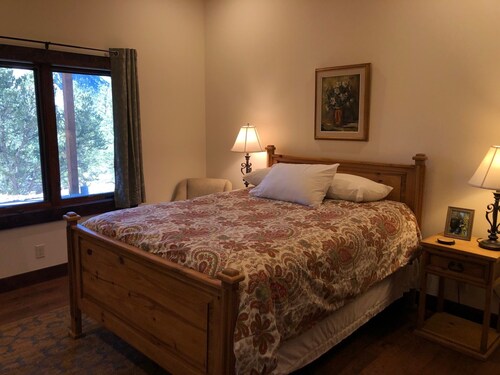 New Timber Frame Home with Spectacular View of Chalk Cliffs and Canyon