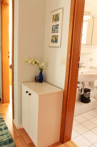 Zentrumsnahe und gemütliche Ferienwohnung mit Balkon in Bad / Sankt-Peter Ording