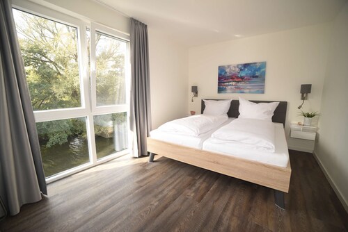 Familienferienhaus Mare Frisium, Meerblick, am Deich, Waschtrockner, Sauna, Ofen