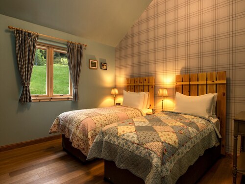 Mist O’er Loch Cabin at Whispering Pine Lodge