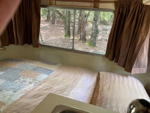 A huge step up from camping!