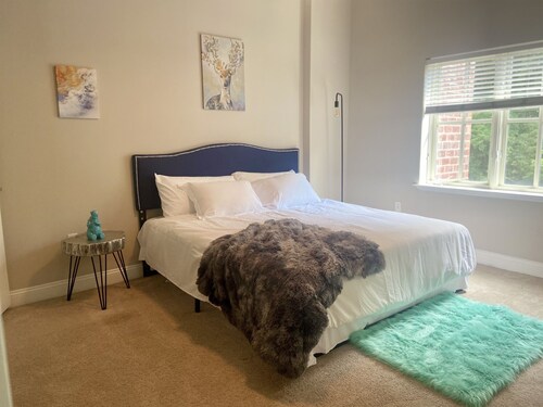 King Bed 1BR Condo+Free Wifi+ Free Parking
