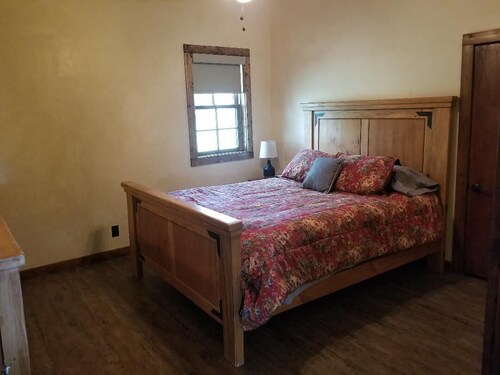 Newly remodeled historic rustic ranch house with wrap around porch sleeps 4-6