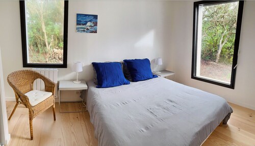 Belle Villa Bois au Pied de la Dune - Plage Gravière
