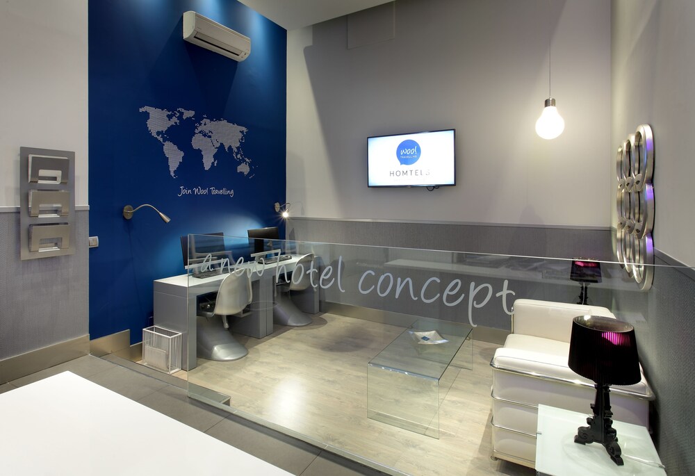 Mostrador de check-in y check-out