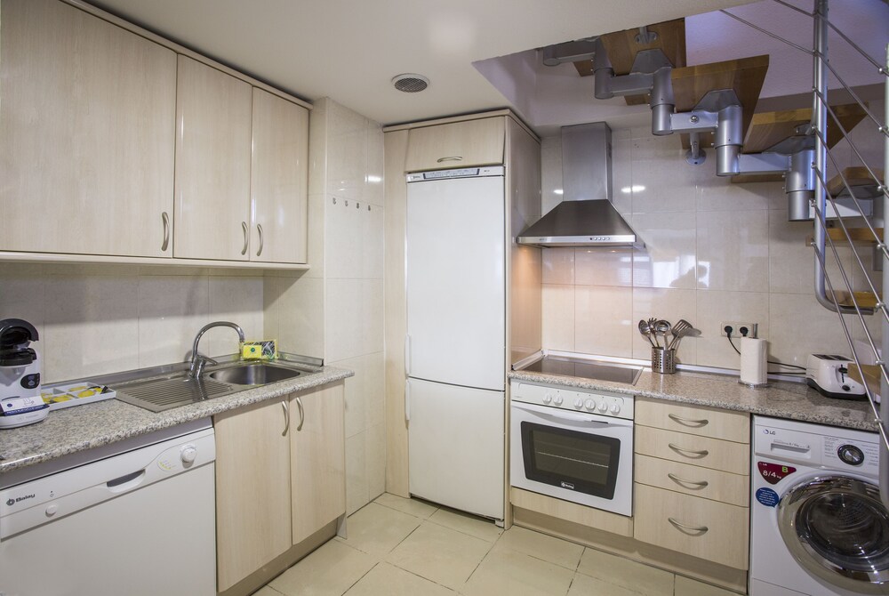 Cocina en la habitación: Apartamento, 2 habitaciones (duplex 6 pax)