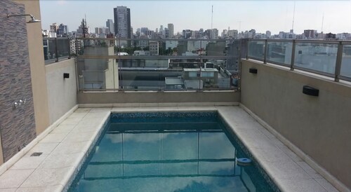 Piscina en la terraza
