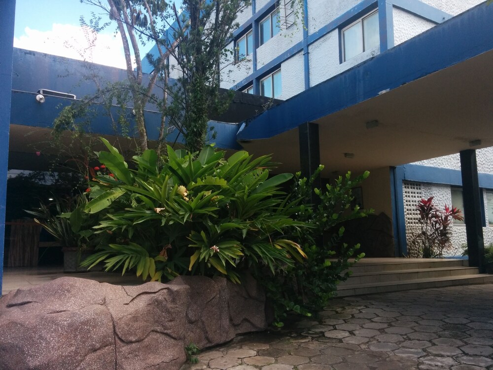 Entrada do hotel