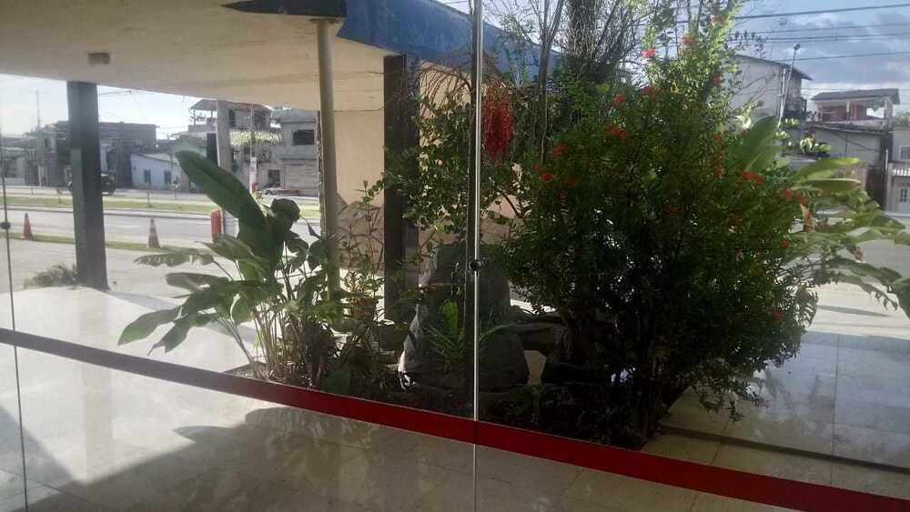 Entrada do hotel