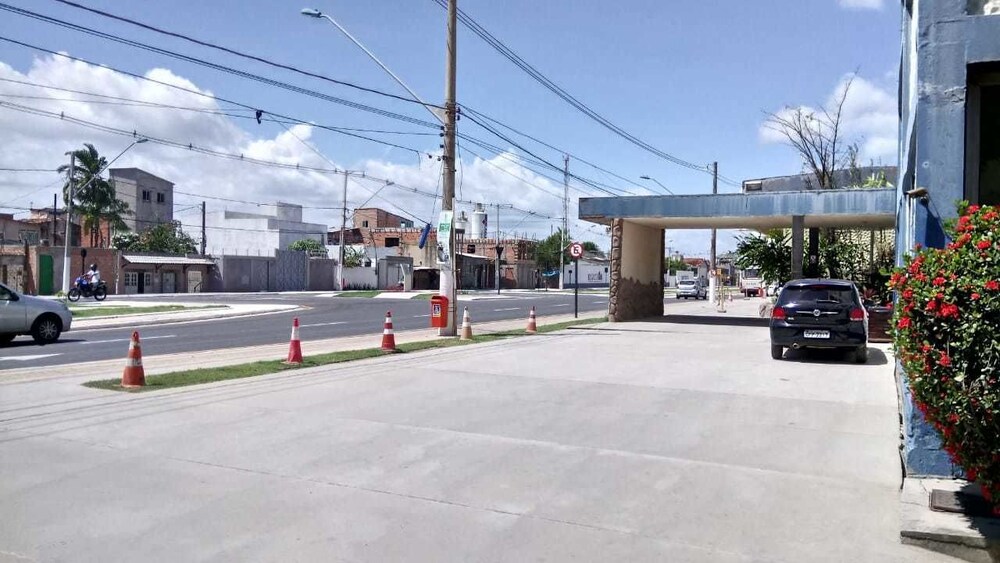 Entrada do hotel
