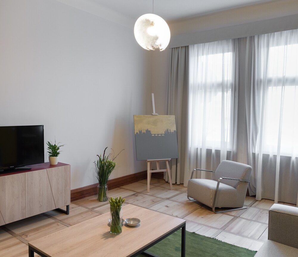 Two Bedroom Apartment with Balcony - Living Area