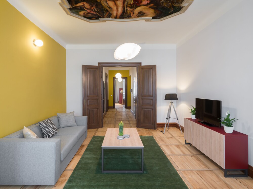 Two Bedroom Apartment with Balcony - Living Area
