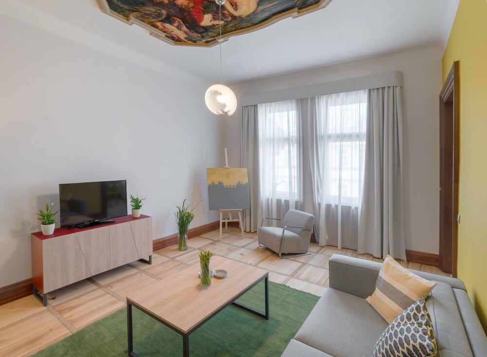 Two Bedroom Apartment with Balcony - Living Area