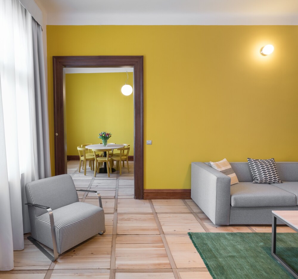 Two Bedroom Apartment with Balcony - Living Area