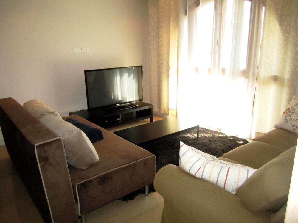 Luxury Apartment, 1 Bedroom - Living Area