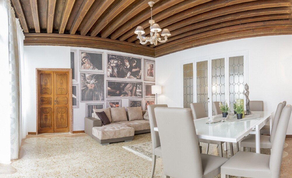 Grand Canal Facing Apartment 2 - Living Area