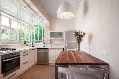 City Apartment, 2 Bedrooms (Shimshon ha-Gibor St 5) - In-Room Kitchen