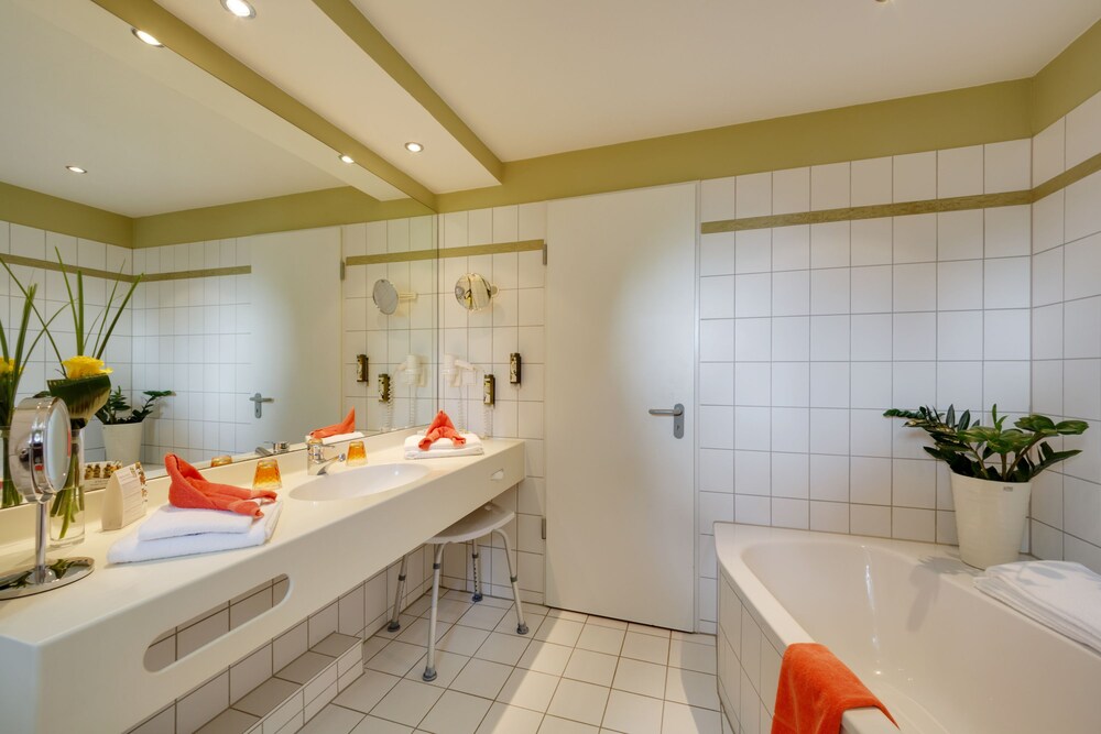 Dusche im Bad