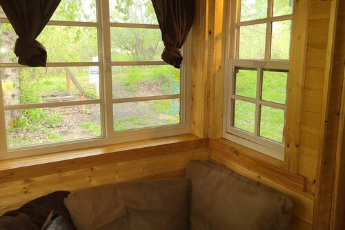 Tiny Home Hotel Tumbleweed Cypress #1 on the farm