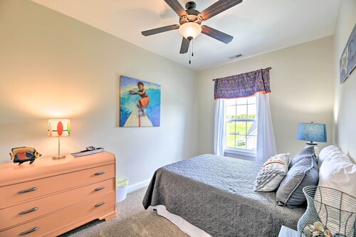 NEW! Scenic Hubert Home w/ Screened Porch & Views!