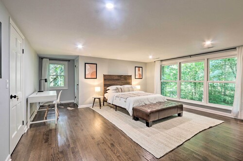 NEW! Luxury Forest Escape w/ Creek On-Site + Deck!