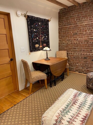 Elegantly appointed, newly renovated apartment in early 1800's brick farmhouse