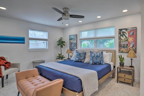 NEW! Colorful Fort Myers Home w/ Sunroom & Patio!
