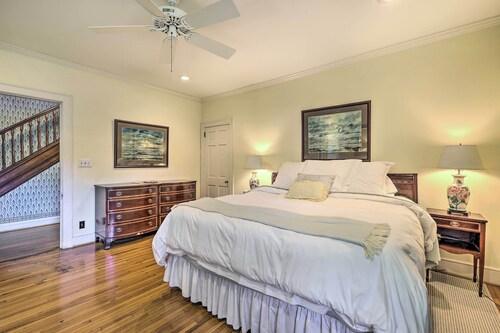 NEW! Lush Elkin Home w/ Porch Views & Pool Table