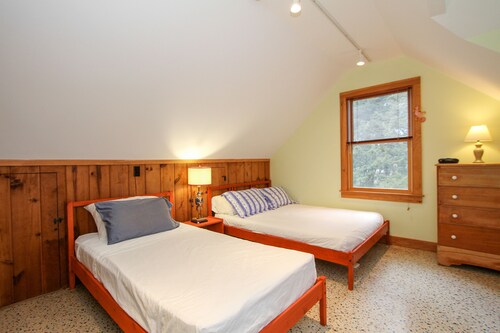 Tranquil Bourne's Pond Home with Private Beach, Dock & Screened Porch