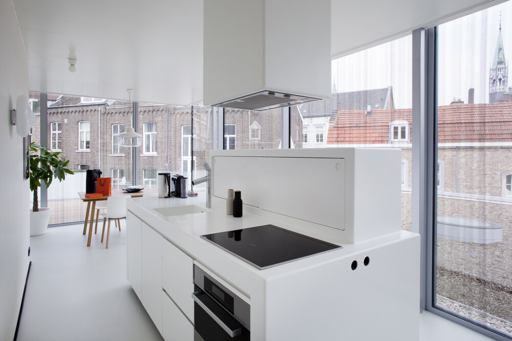 Keuken in kamer: Penthouse