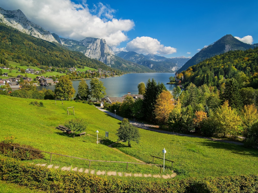 Blick vom Hotel
