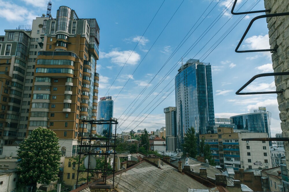 호텔에서의 전망 (아파트, 침실 1개 (3 Basseinaya Street))