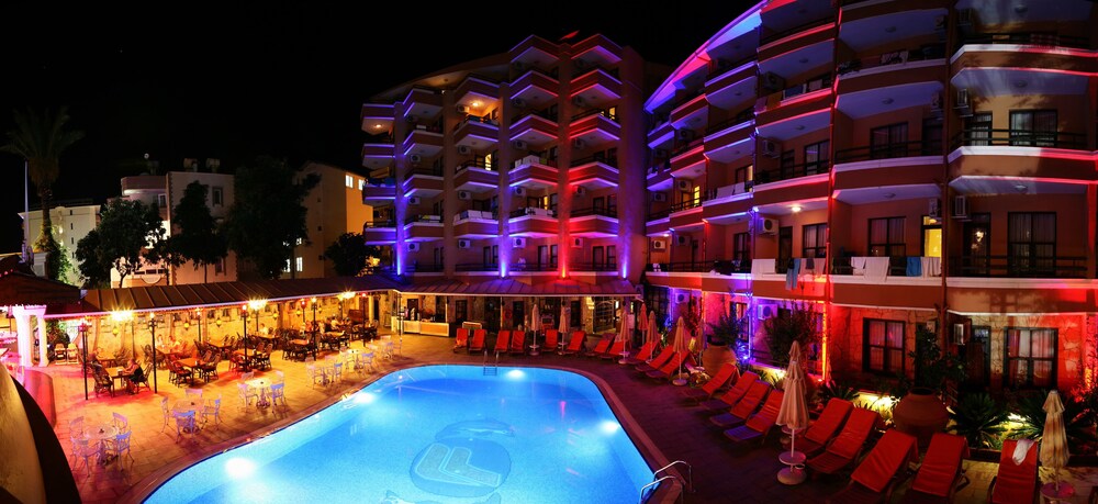Blick vom Hotel