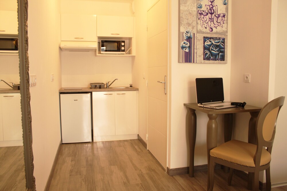 Kitchenette dans la chambre