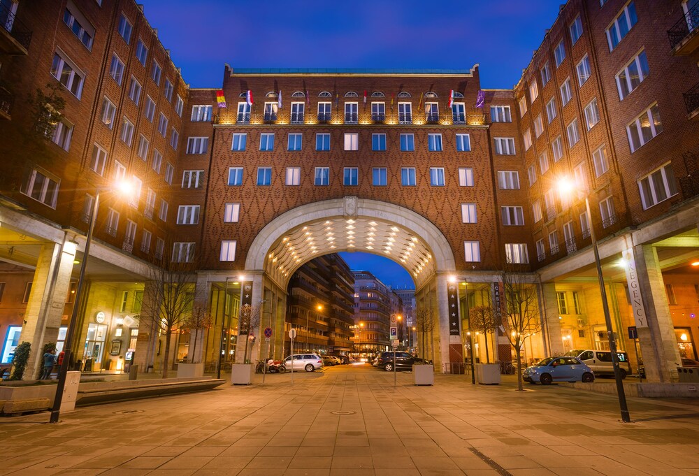 Hotel Front - Evening/Night