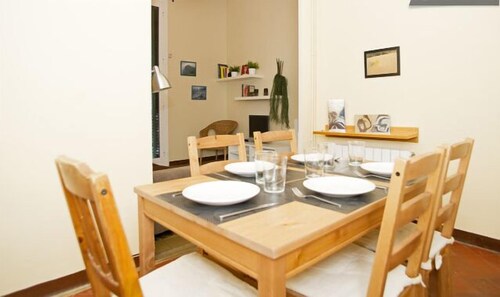 객실 내 식사 (아파트, 침실 2개, 발코니 (Calle Asturies 87) (5 people))