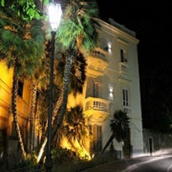 Hotel Front - Evening/Night